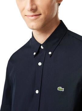 Camisa Lacoste Casual Regular fit Azul Marinho Homem