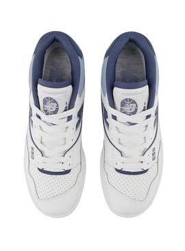 Sapatilhas New Balance BB550 Branco Azul Mulher