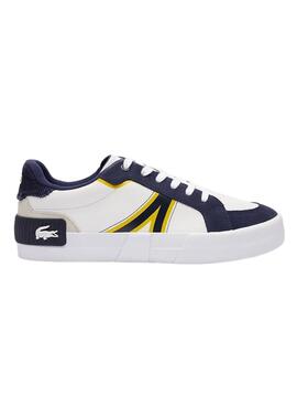 Sapatilhas Lacoste L004 223 Branco Azul Mulher