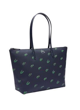 Bolsa Lacoste Shopping Bag Azul Marinho para Mulher