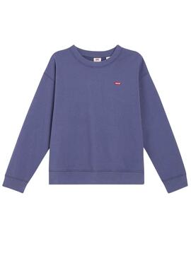 Sweat Levis Morado Padrão para Mulher