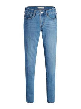 Calças Levis 711 Skinny New Azul para Mulher