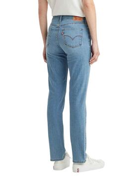 Calças Jeans Levis 312 Shaping Slim Azul Mulher