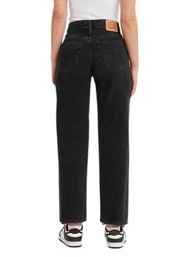 Calças Jeans Levis 94 Holgados Preto Mulher