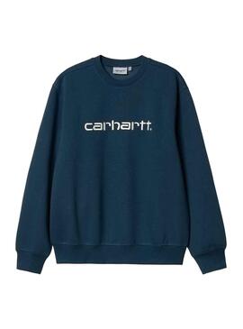 Sweat Carhartt Sweat Lula Azul para Homem