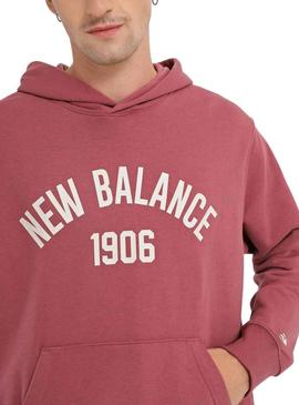 Sweat New Balance Essential Varsity Rosa Homem