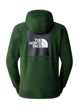 Sweat The North Face Vermelho Box Verde Homem