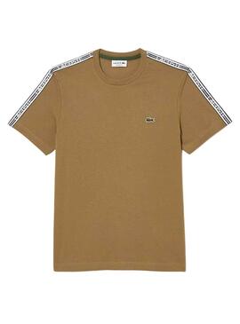T-Shirt Lacoste Tee Shirt Marrom para Homem