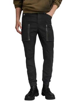 Calças G-Star Cargo Zip Skinny Preto Homem