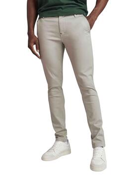 Calças G-Star Skinny Chino 2,0 Bege para Homem