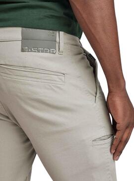 Calças G-Star Skinny Chino 2,0 Bege para Homem