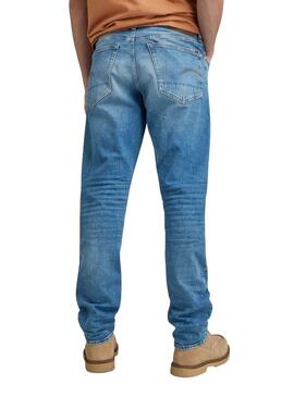 Calças Jeans G-Star 3301 Regular Azul Homem