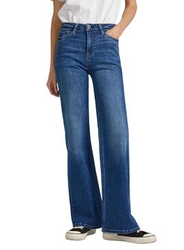 Calças Jeans Pepe Jeans Willa Azul Mulher