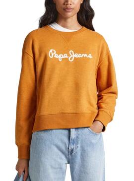 Sweat Pepe Jeans Nanette Amarelo para Mulher