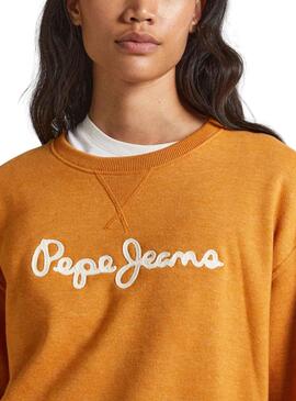 Sweat Pepe Jeans Nanette Amarelo para Mulher