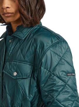 Casaca Pepe Jeans Nash Verde para Mulher