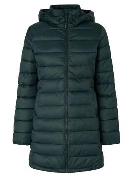 Casaca Pepe Jeans Maddie Long Verde para Mulher