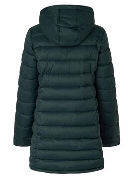 Casaca Pepe Jeans Maddie Long Verde para Mulher