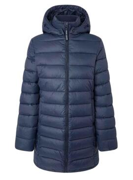 Casaca Pepe Jeans Maddie Long Azul para Mulher
