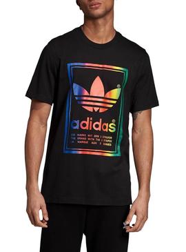 T-Shirt Adidas Vintage Preto Homem