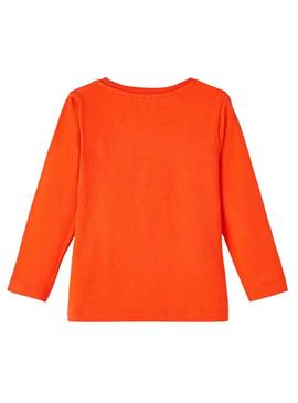 T-Shirt Name It Leo Vermelho para Menino