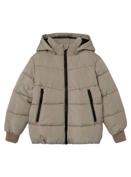 Casaca Name It Música Puffer Bege para Menino