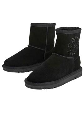 Botas Pepe Jeans Diss Gloss Preto para Menina