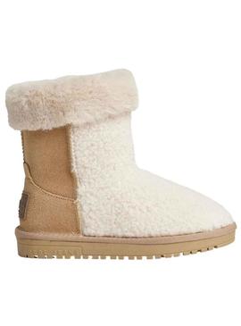 Botas Pepe Jeans Diss Furry Bege para Menina