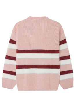 Camisola Pepe Jeans Valere Rosa para Menina