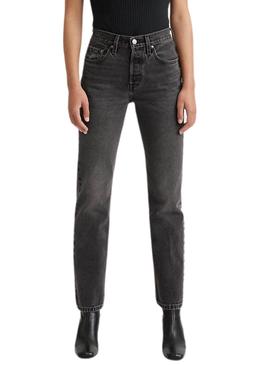 Calças Jeans Levis 501 Preto para Mulher