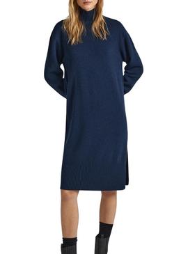 Vestido Pepe Jeans Dasya De Knitted Azul para Mulher