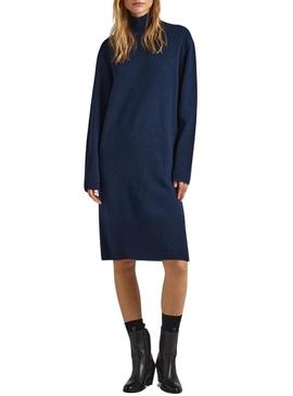 Vestido Pepe Jeans Dasya De Knitted Azul para Mulher