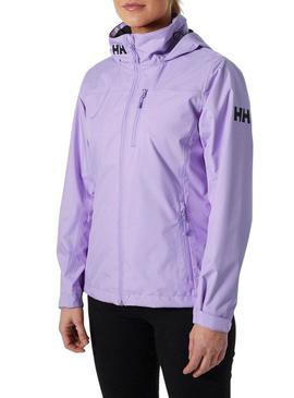 Casaca Helly Hansen Midlayer Crew Morado Mulher