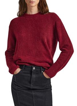 Camisola Pepe Jeans Denisse Bordeaux para Mulher