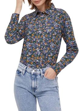 Camisa Pepe Jeans Idália Flores para Mulher