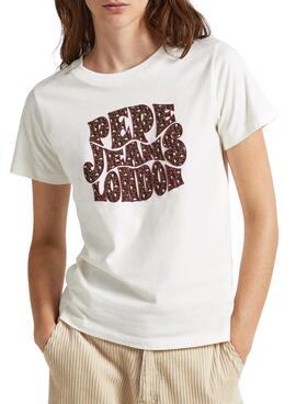 T-Shirt Pepe Jeans Clariza Branco para Mulher