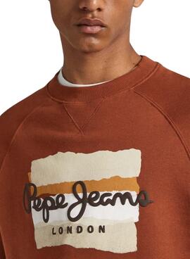 Sweat Pepe Jeans Mun Laranja para Homem