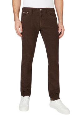 Pantalones Pepe Jeans Stanley Marrom para Homem