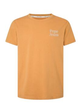 T-Shirt Pepe Jeans Kody Amarelo para Homem