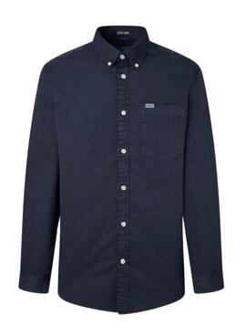 Camisa Pepe Jeans Crail Azul Marinho para Homem