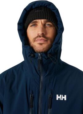 Casaca Helly Hansen Park Ins Rain Azul Marinho Homem