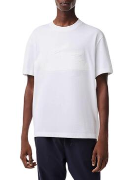 T-Shirt Lacoste Basic Branco para Homem