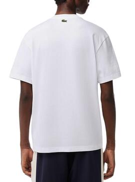 T-Shirt Lacoste Basic Branco para Homem