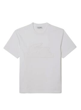 T-Shirt Lacoste Basic Branco para Homem