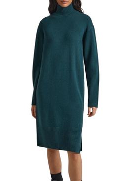 Vestido Pepe Jeans Dasya Knitted Verde para Mulher