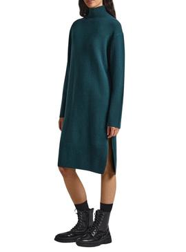 Vestido Pepe Jeans Dasya Knitted Verde para Mulher