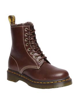 Botas Dr Martens 1460 Serena Marrom para Mulher