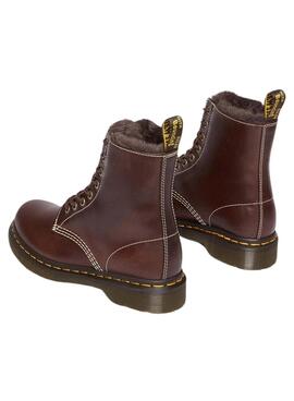 Botas Dr Martens 1460 Serena Marrom para Mulher