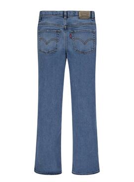 Calças Levis High Rise Flare Azul para Menina