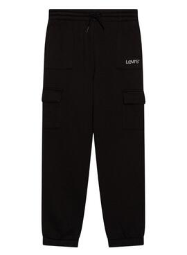 Calças Levis Utility Cargo Jogger Preto Menino